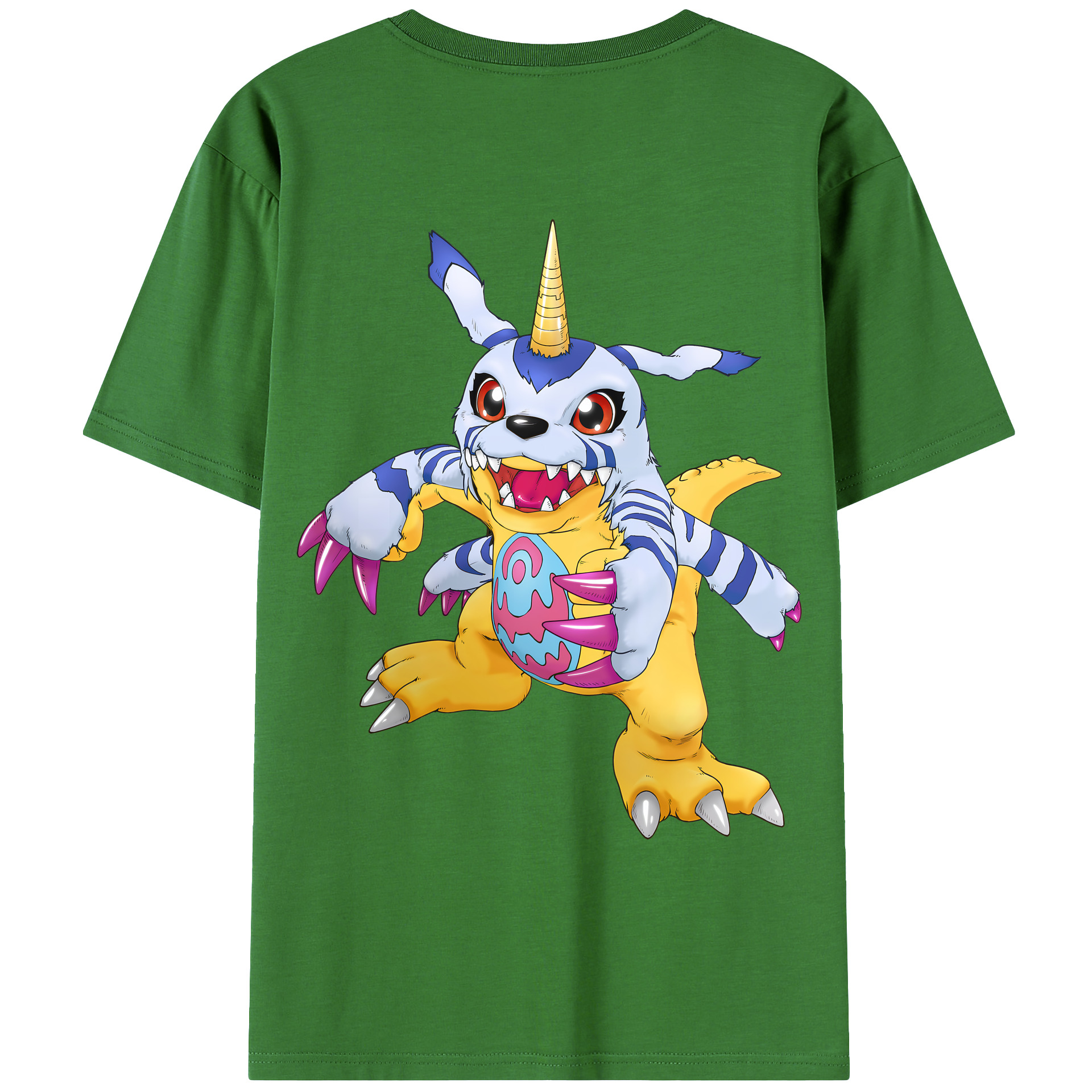 （画像用） Digimon デジタルモンスター/デジモン レディース半袖Tシャツ(バックプリント)